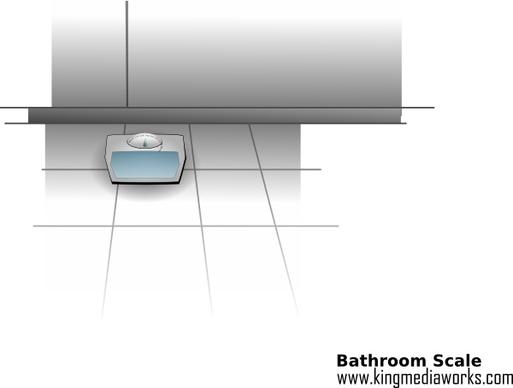 Bathroom Scale clip art