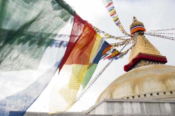 baudha stupa colors