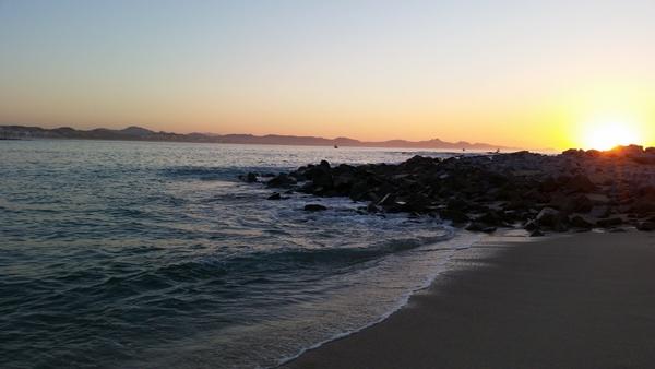 beach coast dawn dusk landscape mer morning ocean