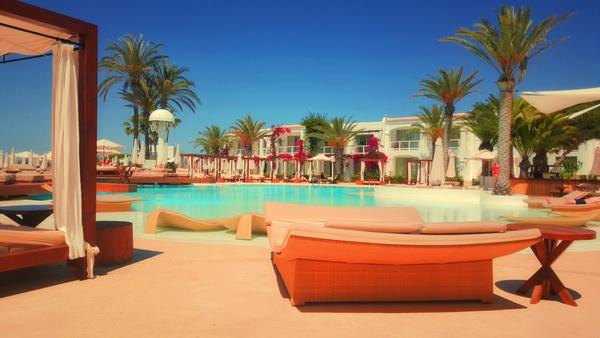 beach coast exotic hotel island luxury ocean palm