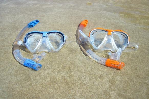 beach diving equipment