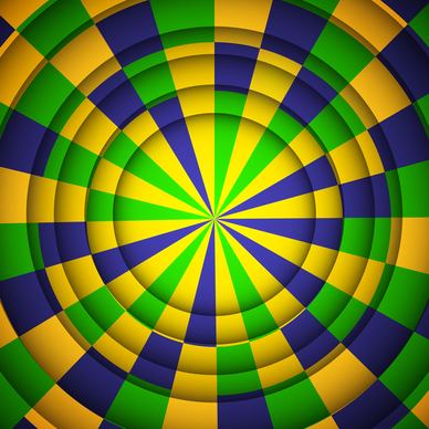 beautiful brazil flag concept colorful geometric texture background illustration