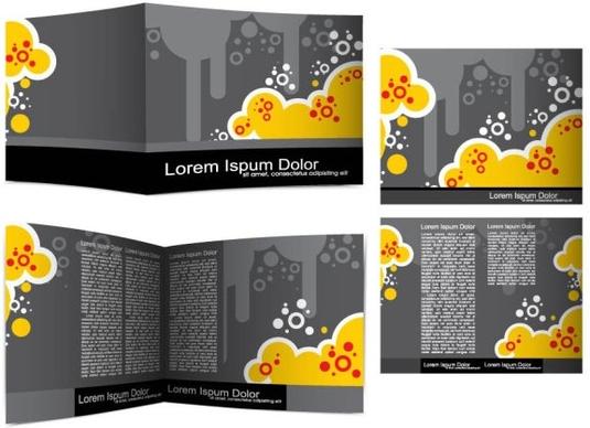 beautiful brochures and leaflets 02 vector