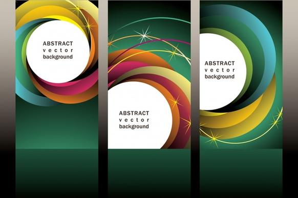 abstract background templates colorful dynamic twist modern design