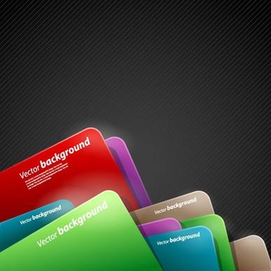 presentation background template modern shiny colorful cards layout