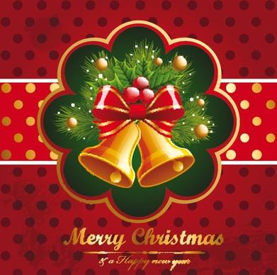 beautiful christmas background 04 vector