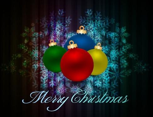 beautiful christmas background 05 vector