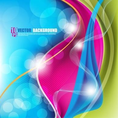 beautiful colorful art background vector