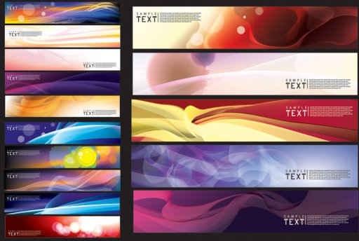 Beautiful dream banner background Vector Graphics