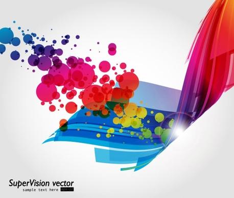 beautiful dynamic background 03 vector