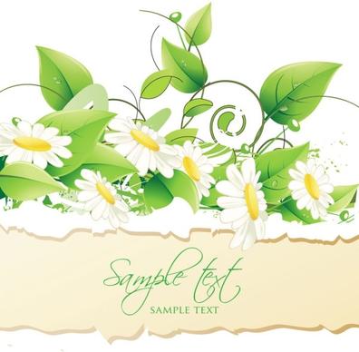 beautiful flowers background 01 vector