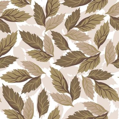 beautiful leaves background vector
