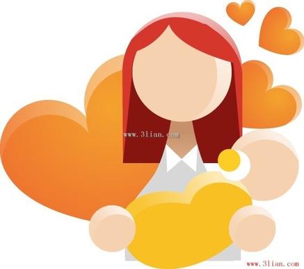 beautiful picture silhouette vector