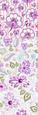 beautiful purple background pattern vector