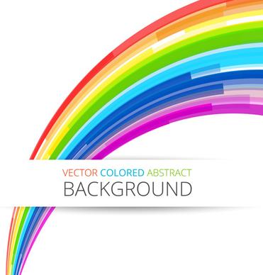 beautiful rainbow colorful bakcgrounds vector