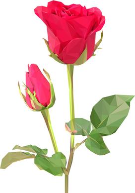beautiful roses vector