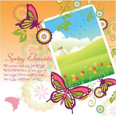 Beautiful Spring picture frame
