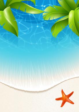 beautiful tropical backgrounds vector