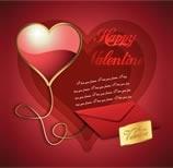 beautiful valentine background love letter envelope vector