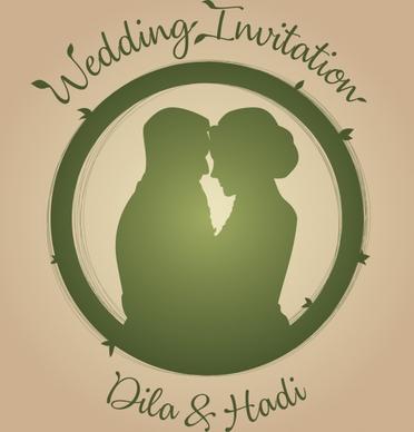 beautiful wedding invitation