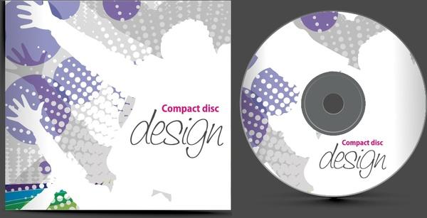 cd decor template dynamic bright silhouette decor
