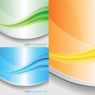 beautifully colored stripes vector