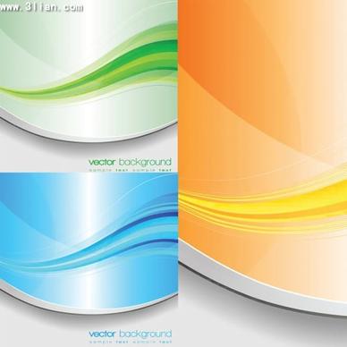 abstract background templates colored dynamic curves decor