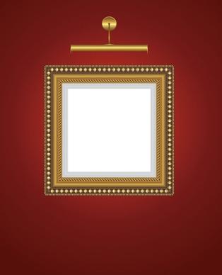 beautifully ornate pattern picture frame 02 vector