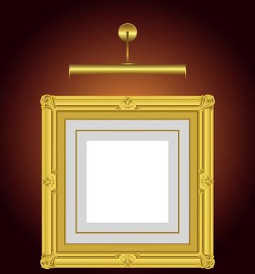 beautifully ornate pattern picture frame 03 vector