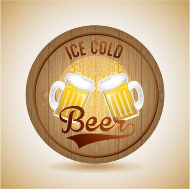 beer stickers creative design