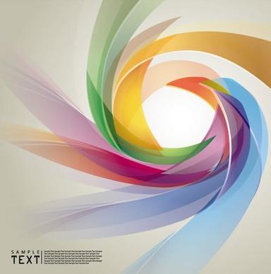 decorative background template colorful dynamic blurred twist shape