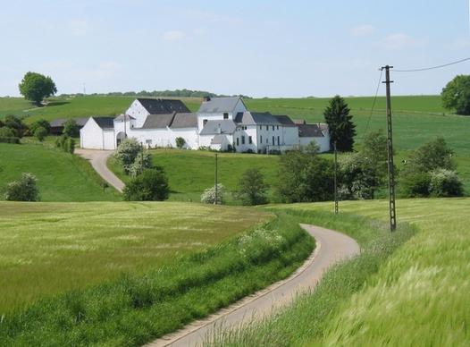 belgium farm landscape