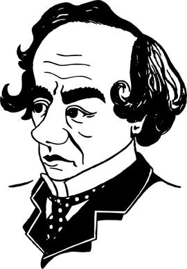 Benjamin Disraeli clip art
