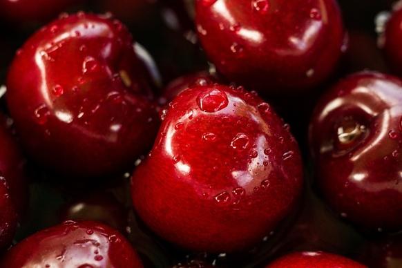 berry cherry color delicious dessert drop food