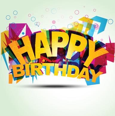 best happy birthday design elements vector set