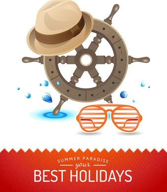 best holidays poster creative vector