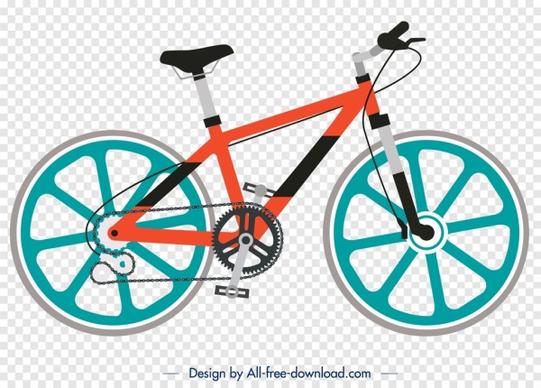 bicycle advertising background bright colorful modern design