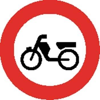 Bike area Sign Board Vector