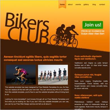 Bikers Club Template