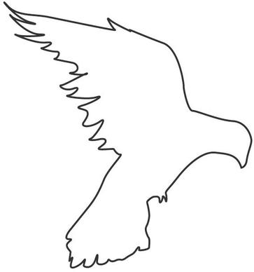 bird icon outline