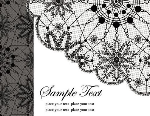 black and white floral design patterns vector