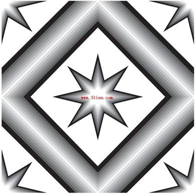 black and white pattern vector