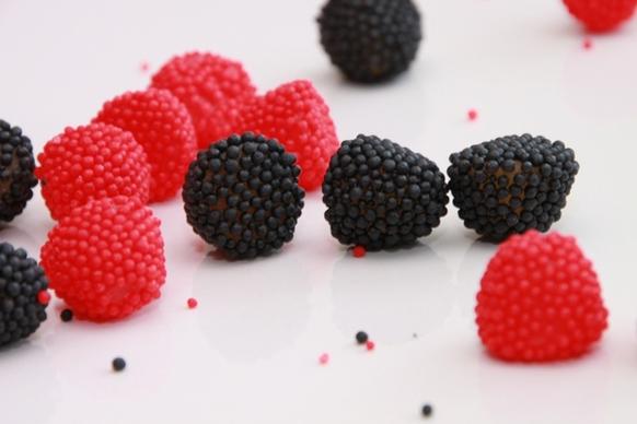 black blackberries candy