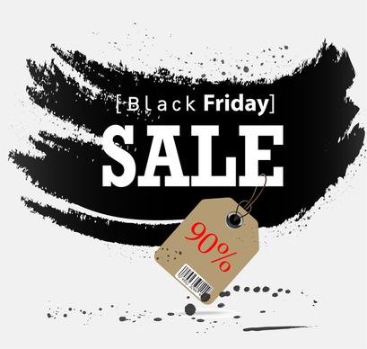 black friday sale label