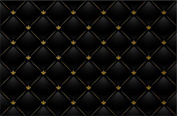 black grid background vector