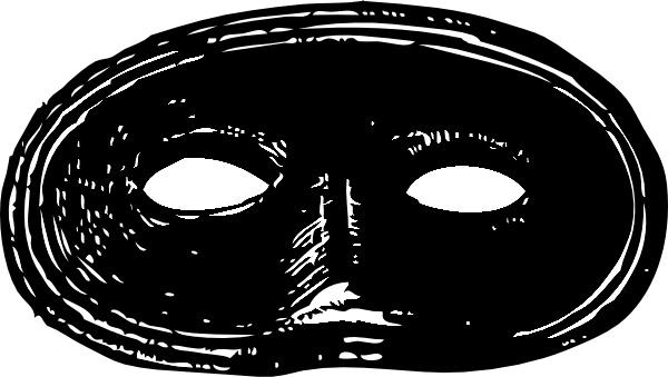 Black Mask clip art