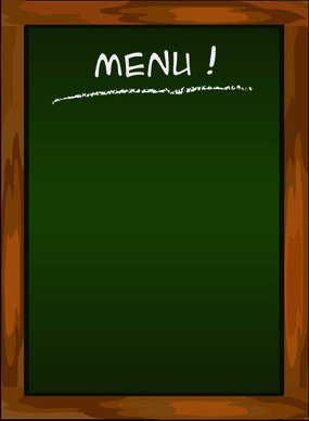 black menu vector background