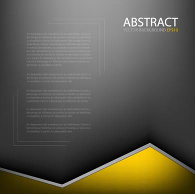 black style business template background