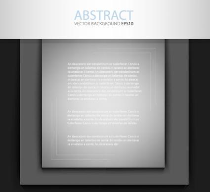 black style business template background