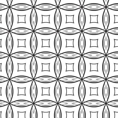 black white pattern design with symmetric rounds